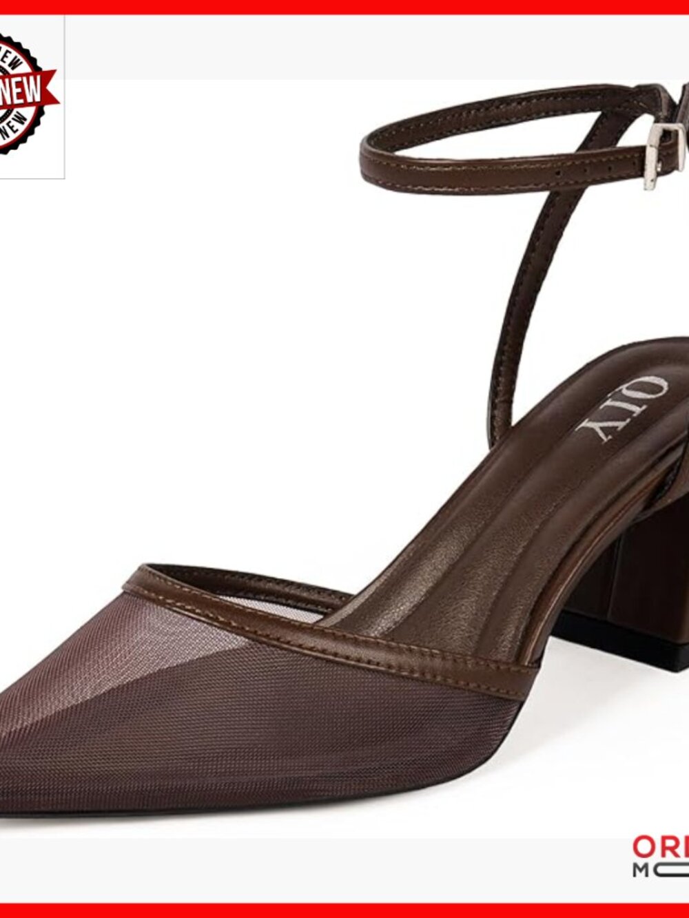 Closed Toe Ankle Strap Pumps with Chunky Heel for Wedding Work Party